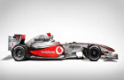 Vodafone McLaren Mercedes cars at the 2nd Indian Grand Prix